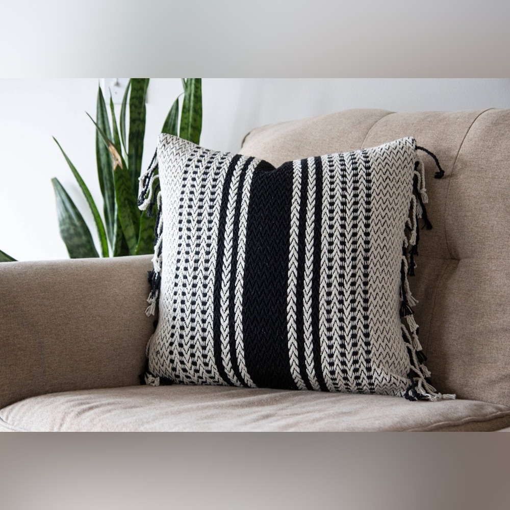 18x18 Hand Woven Homestead Pillow